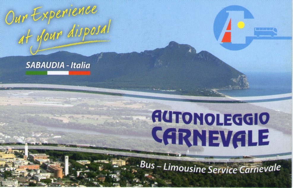 Autonoleggio Carnevale, NCC Sabaudia, Taxi Sabaudia, Noleggio con conducente